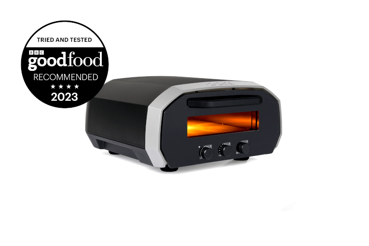 Ooni Volt 12 pizza oven against a white background